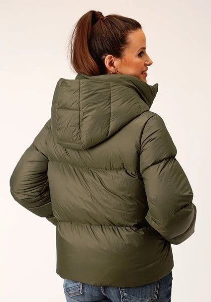 Roper 1744 Puffer (Green) - Women's Nylon Jacket