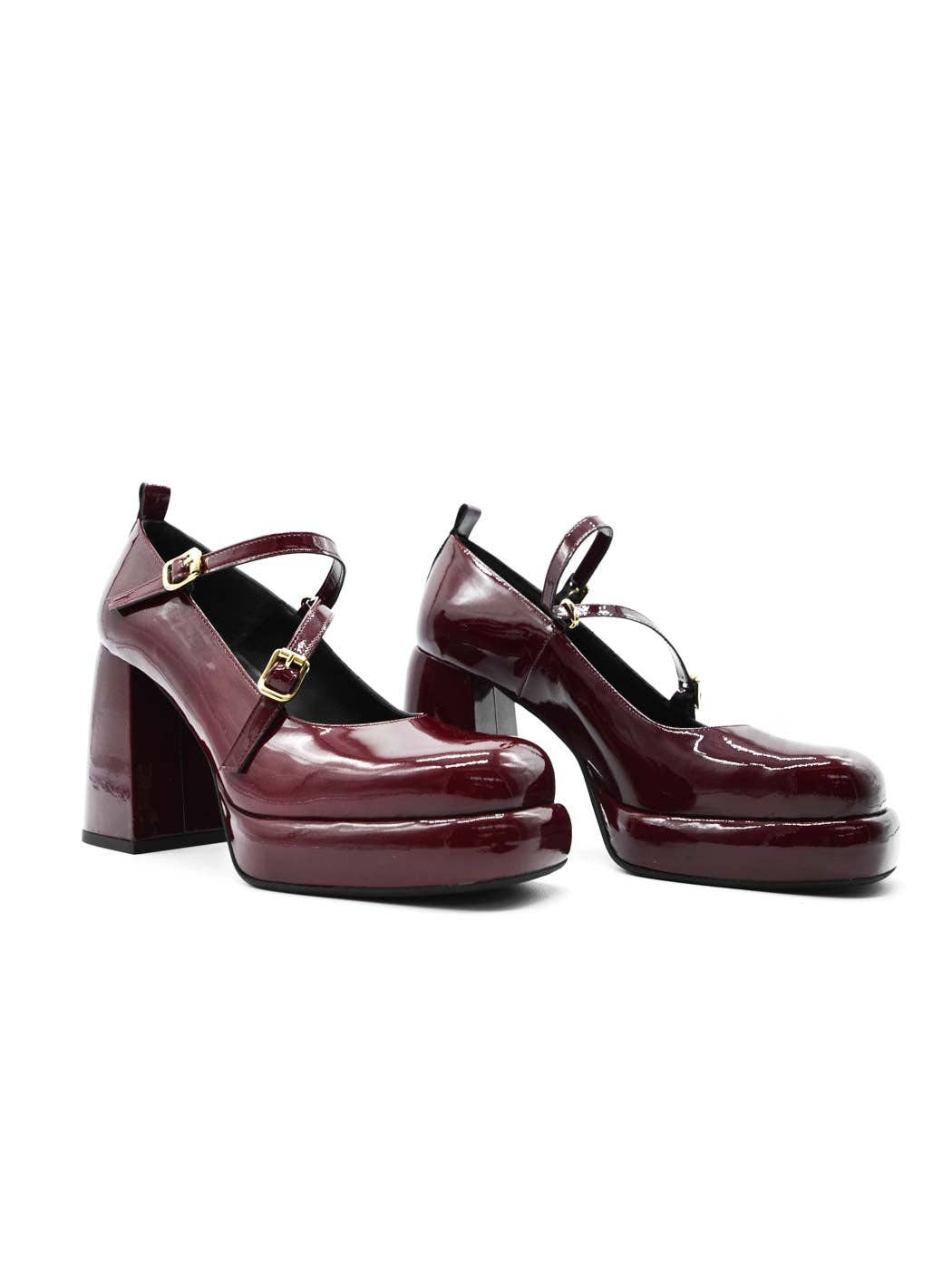 Poesie Veneziane - Denky Patent Leather Platform Pumps