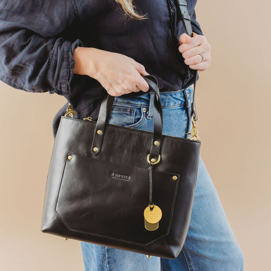 Marcy | Matte Black Leather