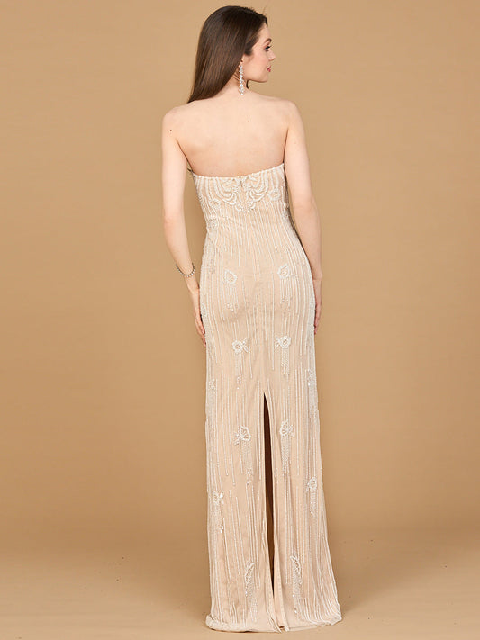 Strapless Beaded Wedding Gown