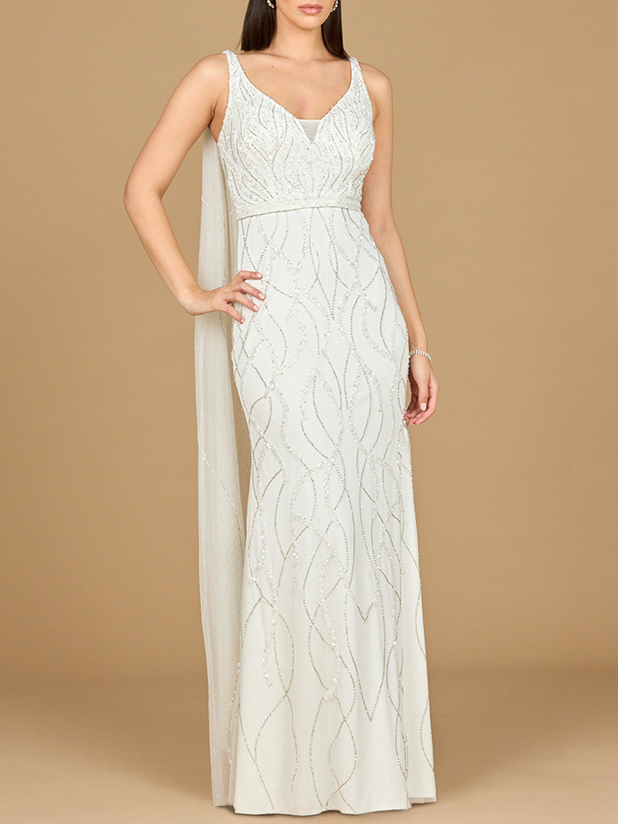 gold beaded belt for dress Beaded Wedding Gown with Cape – Maison De Made