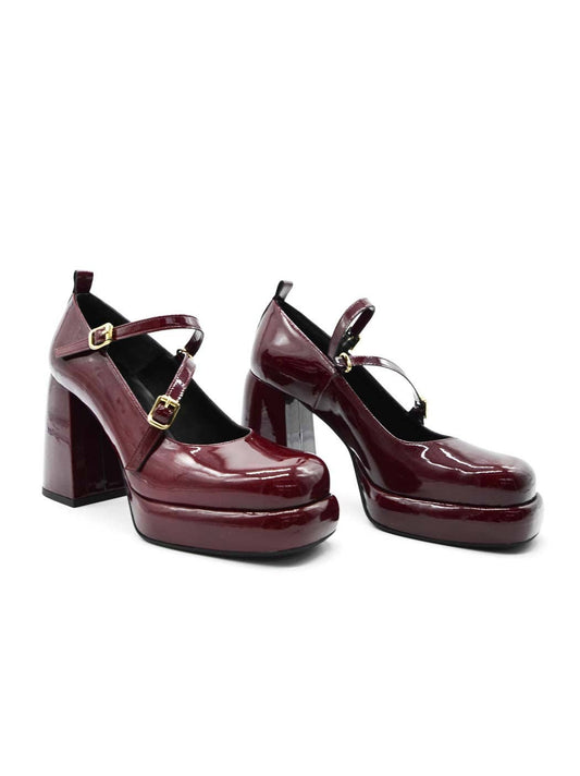 Poesie Veneziane - Denky Patent Leather Platform Pumps