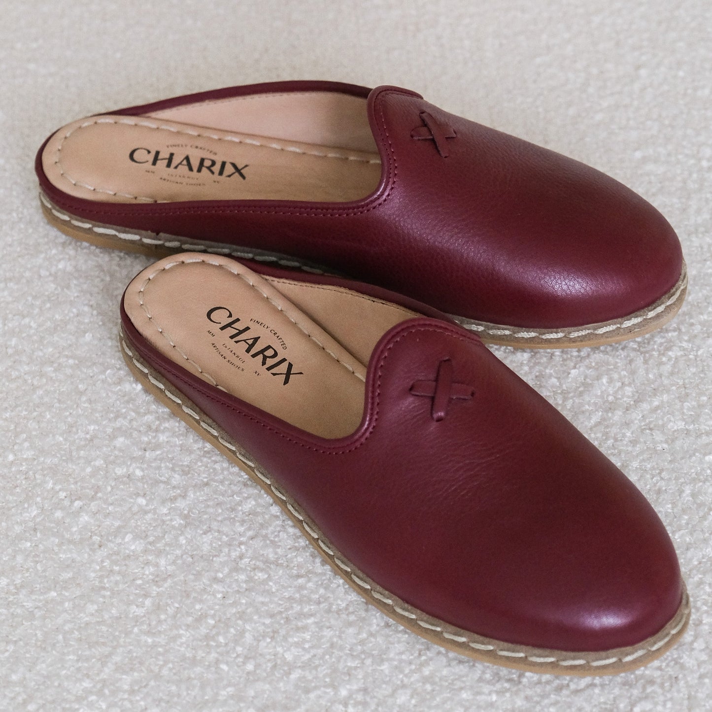 Bordeaux Mule Shoes