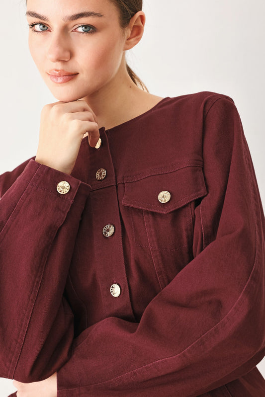 MERLOT RIDGE WOVEN JACKET