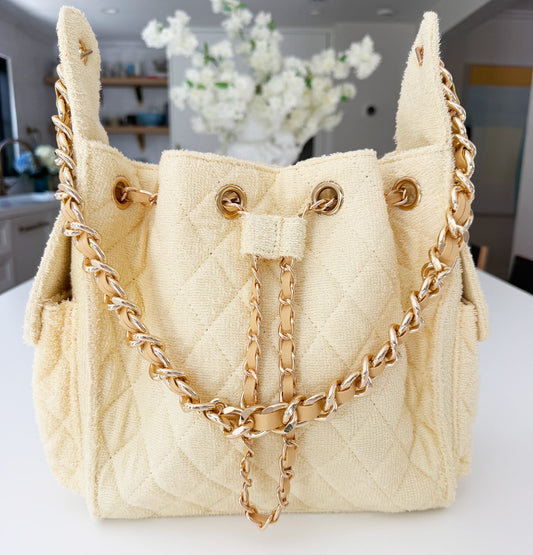 Bayshore Bucket Bag Small - Butter Yellow