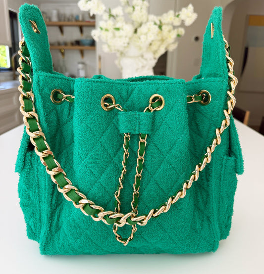 Bayshore Bucket Bag Small - Kelly Green