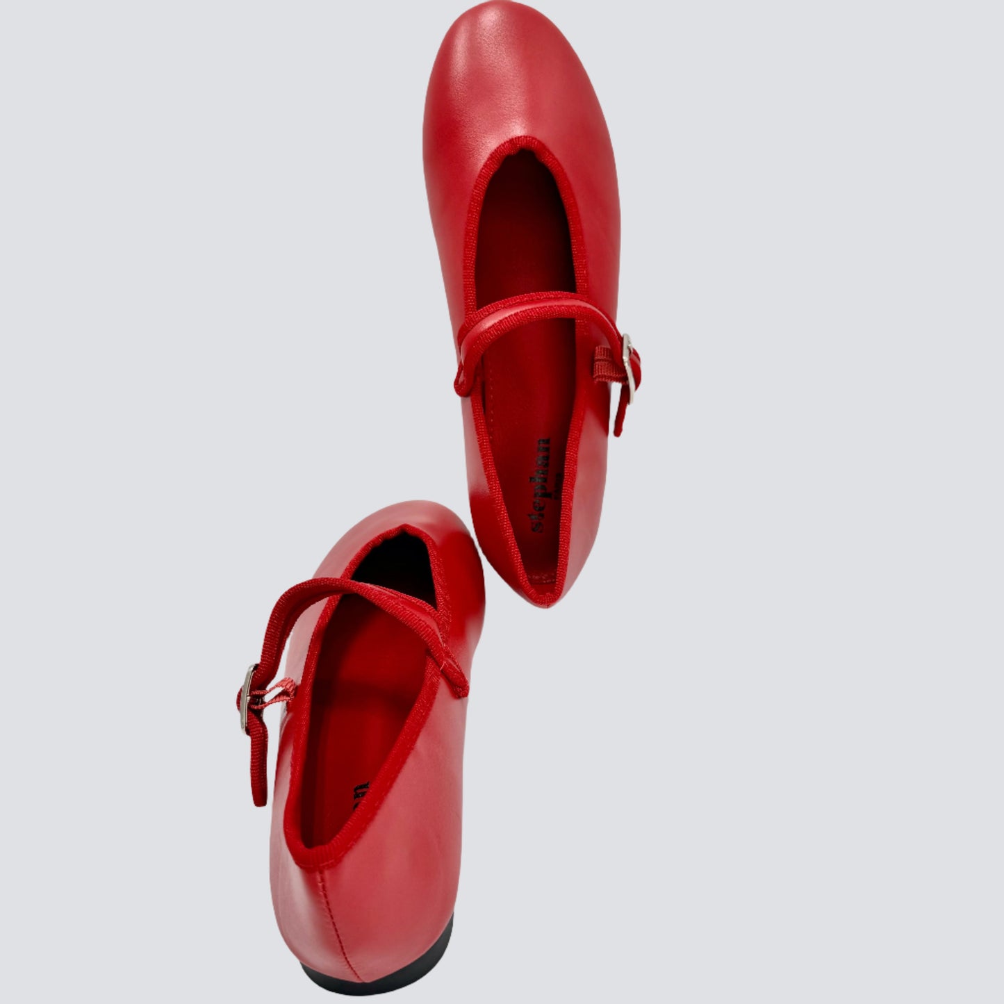 Stefan Paris - Red Mary Jane Flats