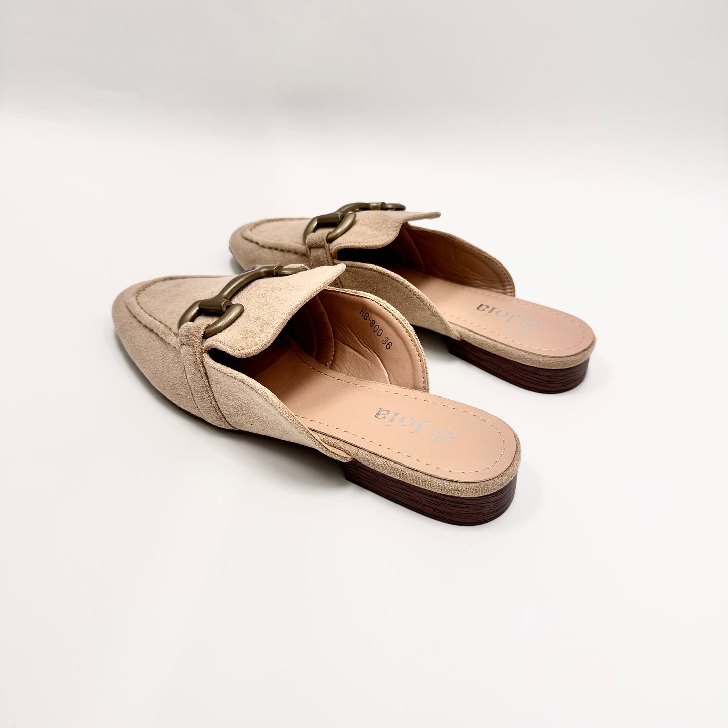 Joia Paris - Khaki Flat Mules