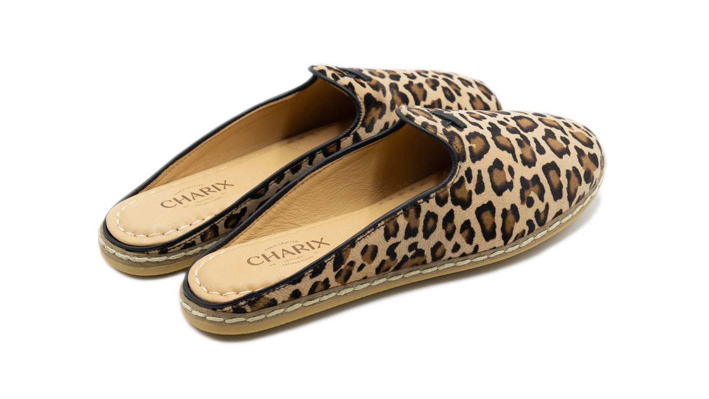 Leopard Mule Shoes