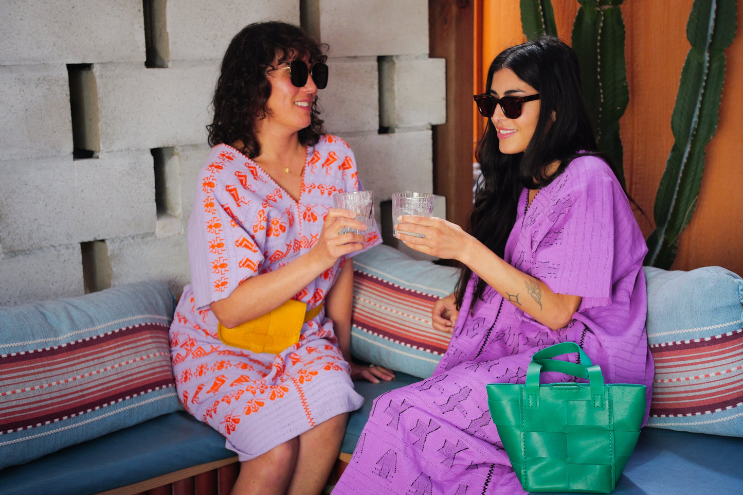 CARMEN BASKET BAG // GREEN