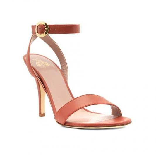 ARNIA - Helena Brick-Colored Calfskin Sandals