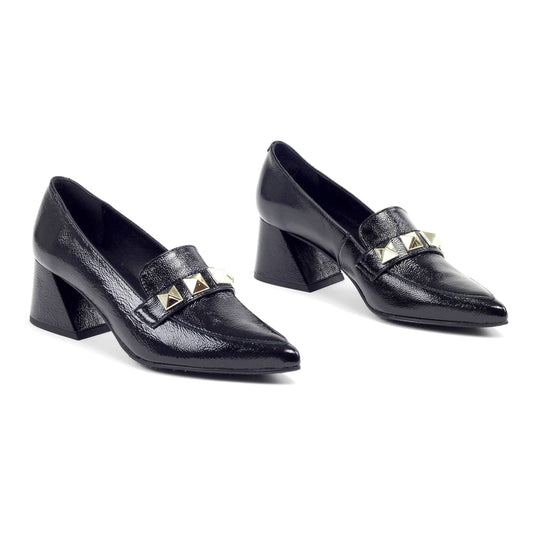 Jose Saenz - JS Elegance Loafer - Napalack Black Leather