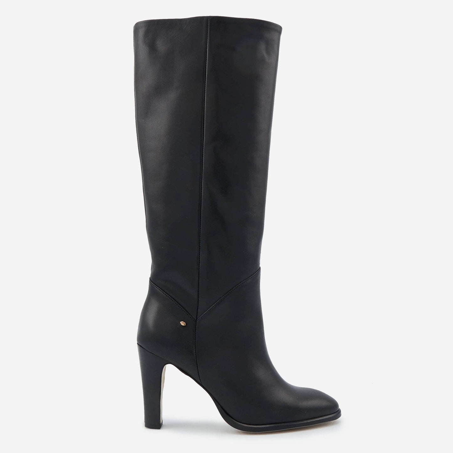 Bons Baisers Paris - Adele Smooth Black Leather Boots