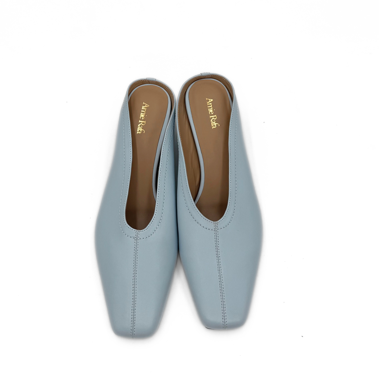 Junie Heeled Leather Mule