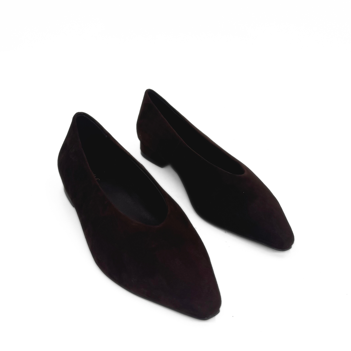 Riley Suede Ballet Flats - Brown Suede