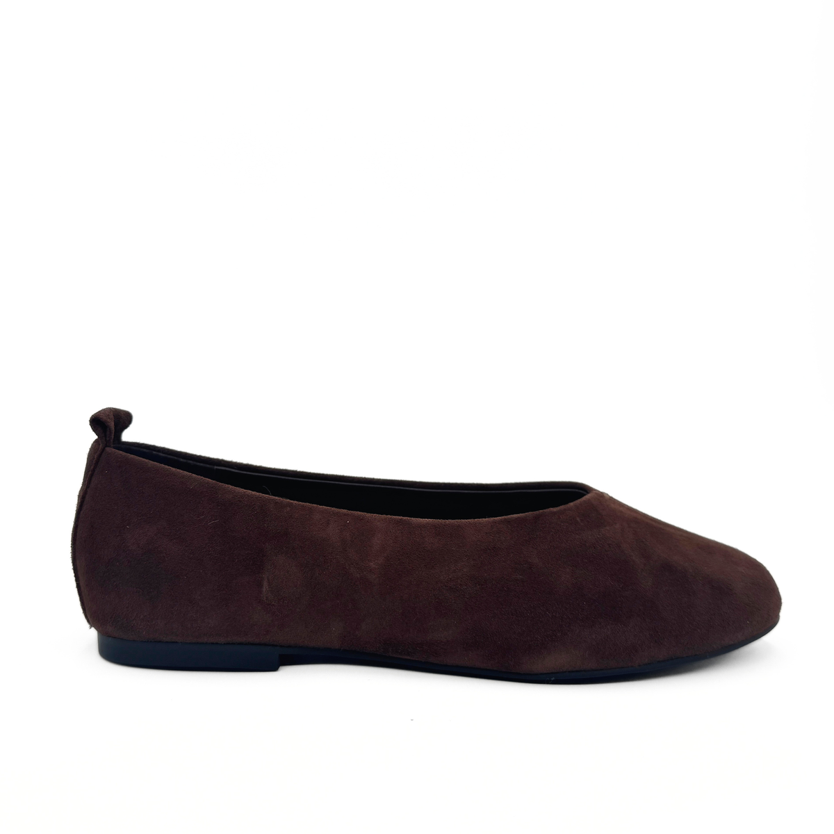 Erika II Suede Ballet Flats - Brown