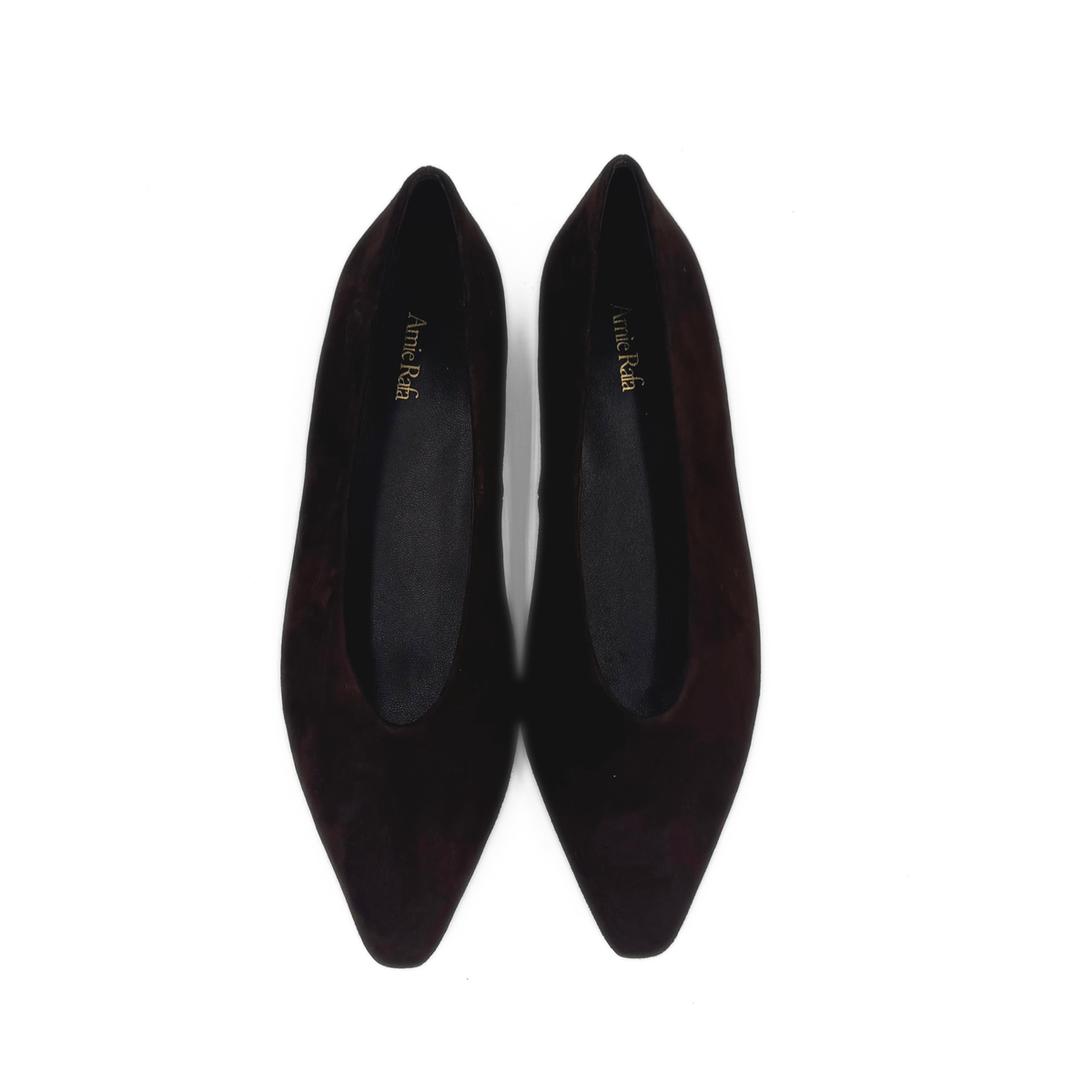 Riley Suede Ballet Flats - Brown Suede