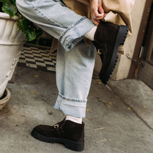 Dario Suede Horsebit Boots