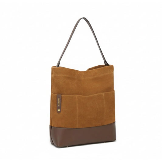 Doyle | Mustard Suede + Saddle Brown