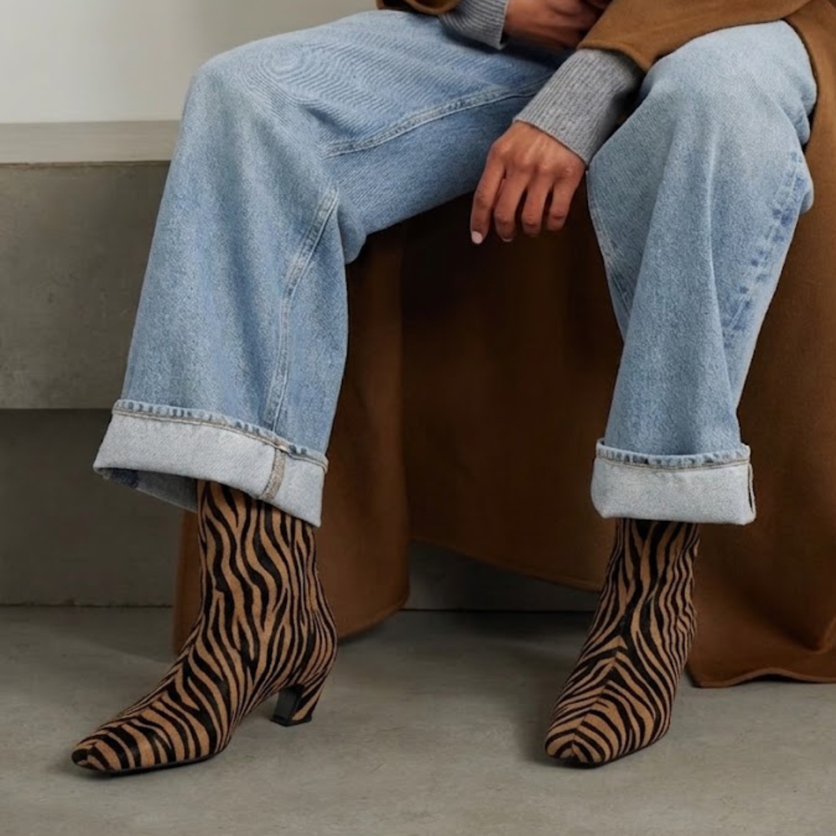 Silvi Zebra Kitten Boot