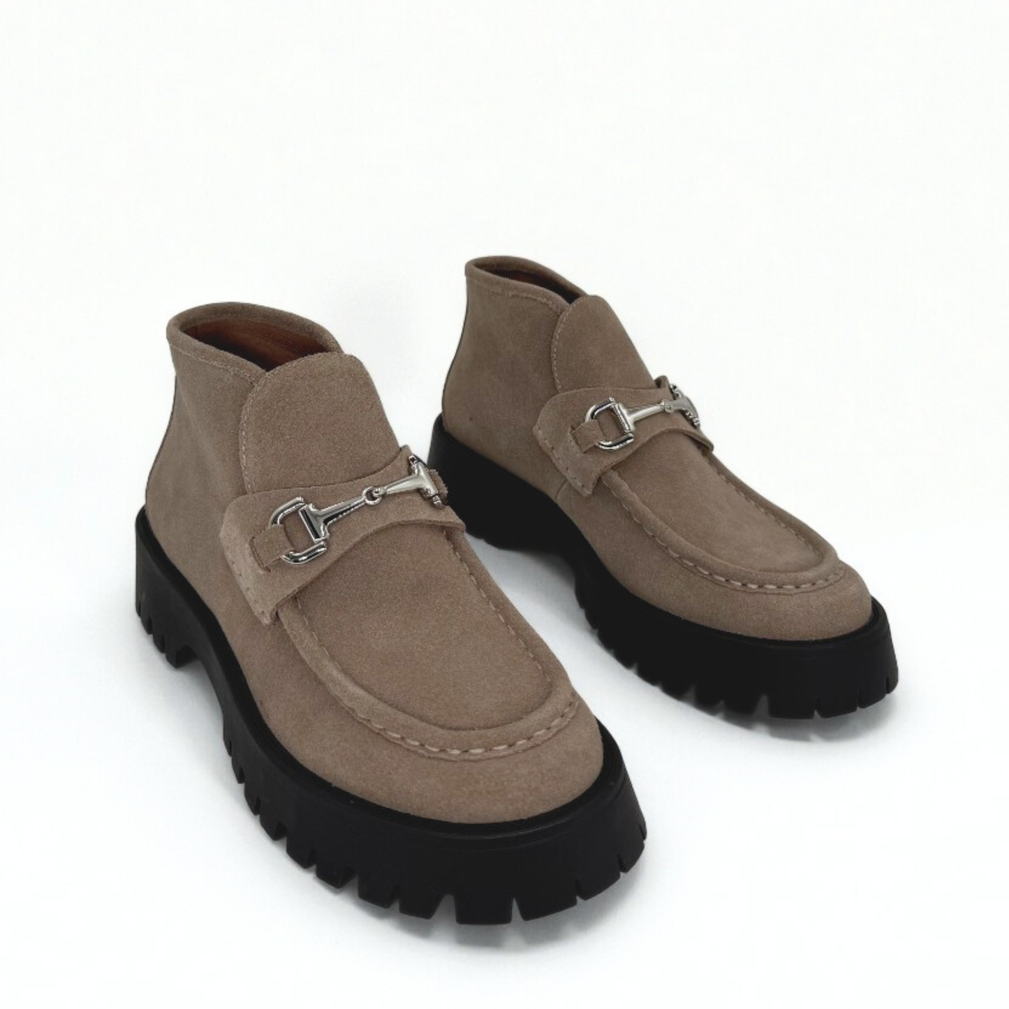 Dario Suede Horsebit Boots