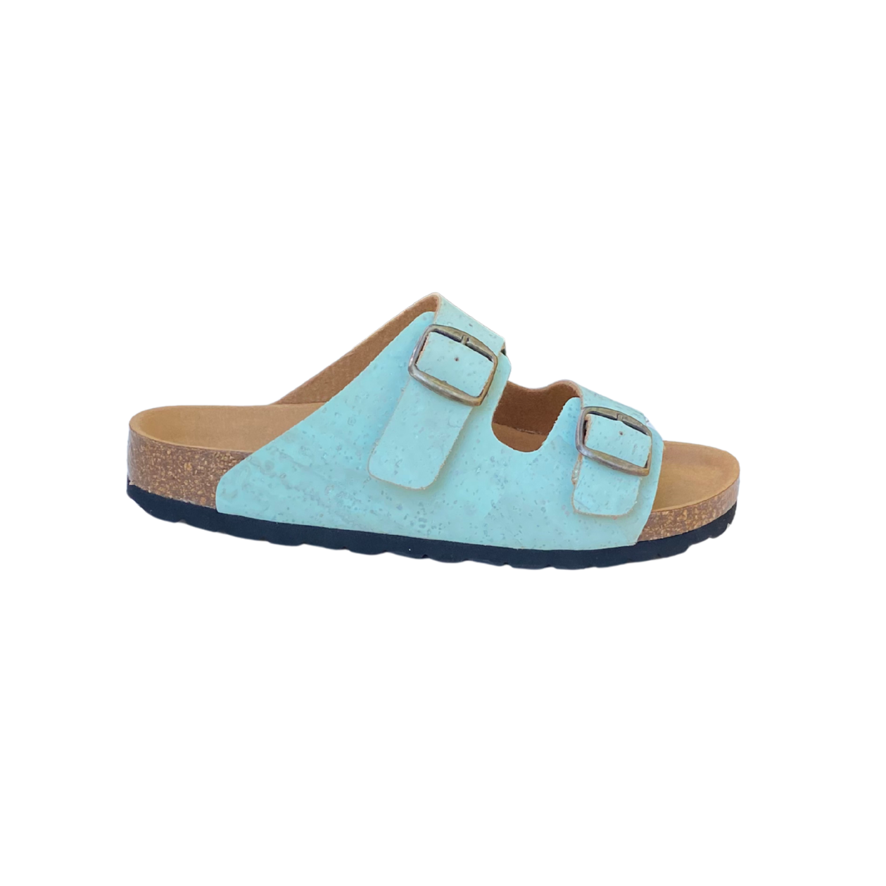 Women's Cork Sandal (Turquoise)