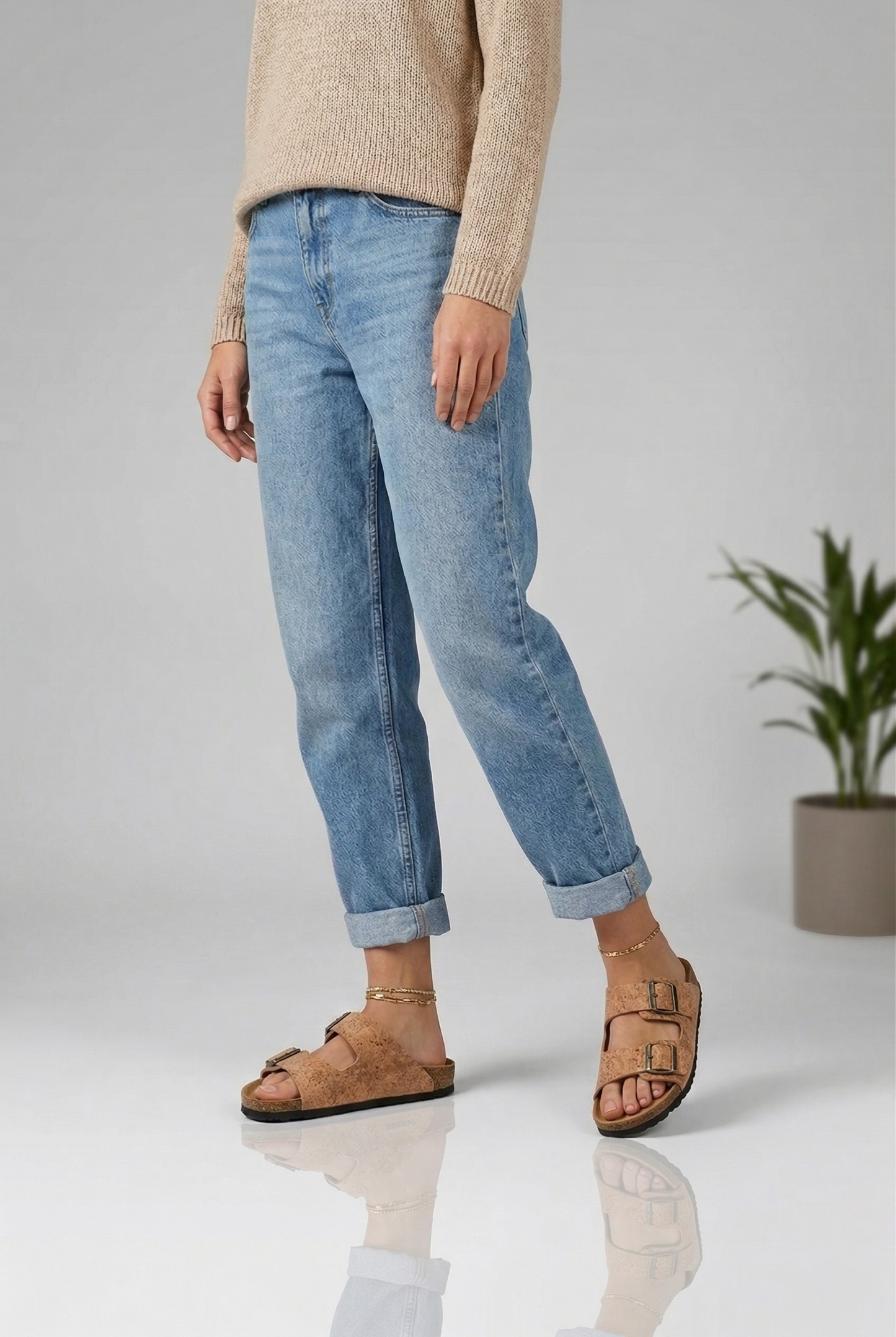 Women's Cork Sandal (Natural Cork)