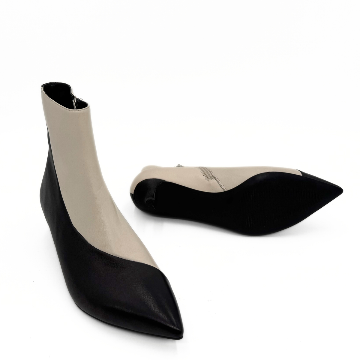 Helena Two-Tone Booties