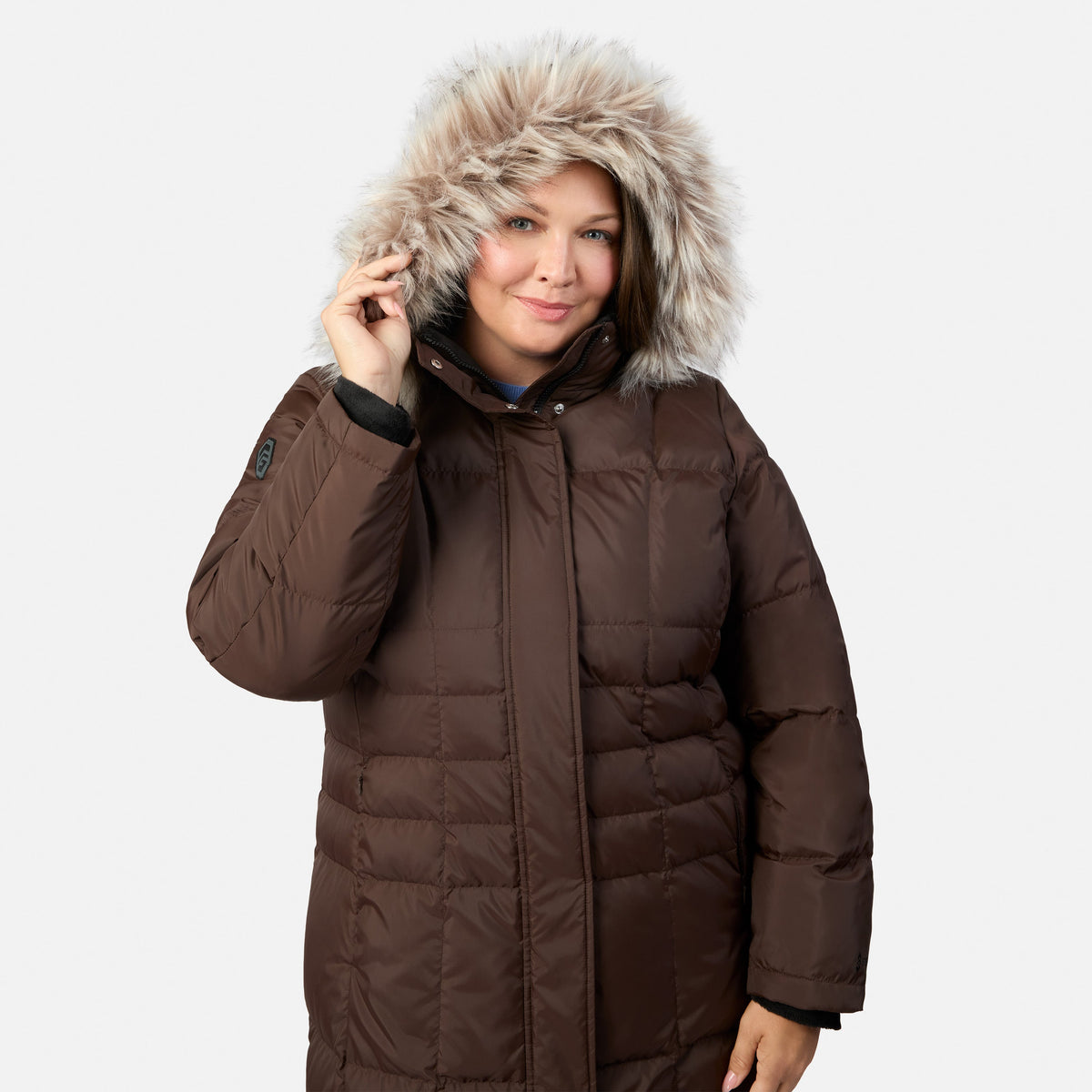 Women's Plus Size Full Length Splendor Down Jacket