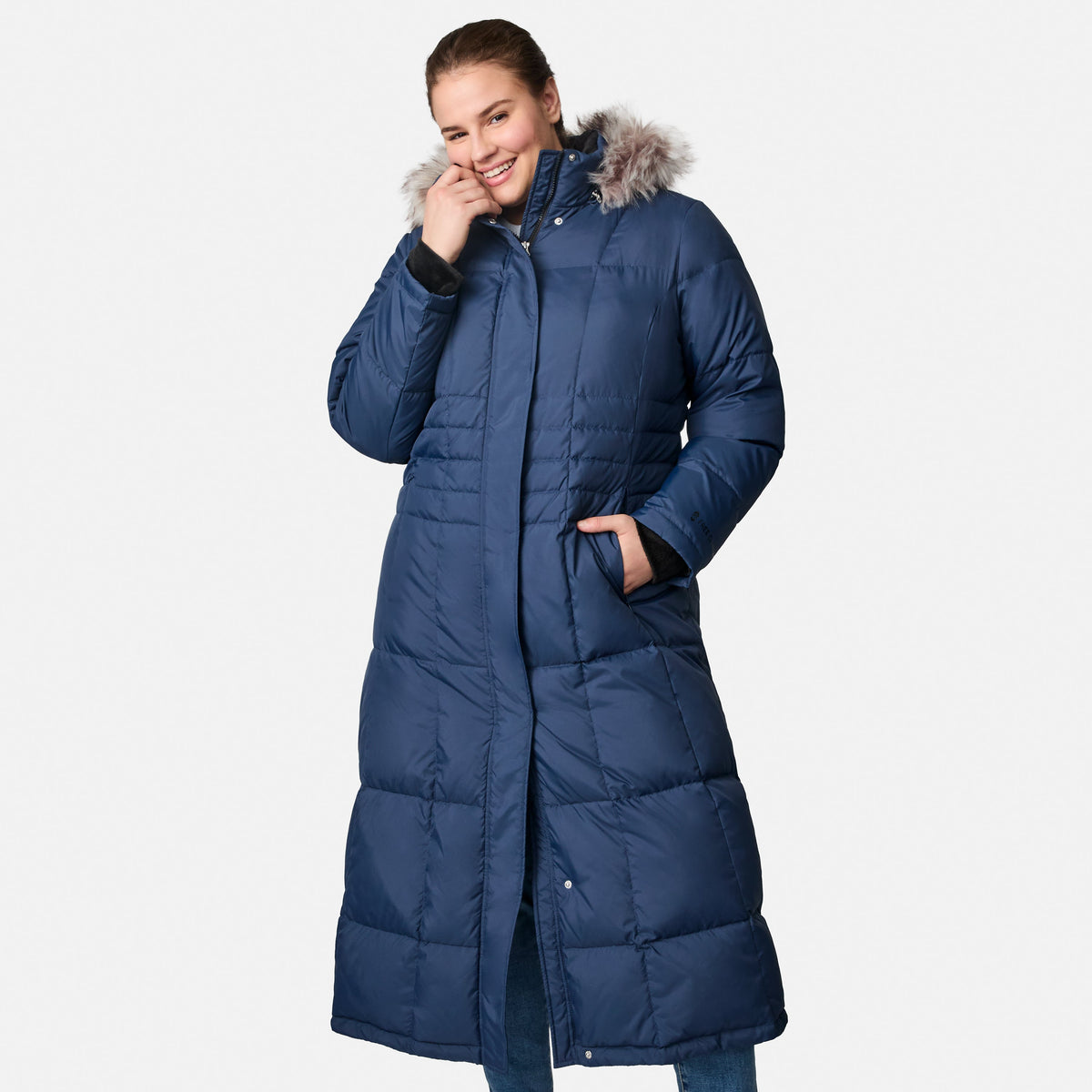 Women's Plus Size Full Length Splendor Down Jacket