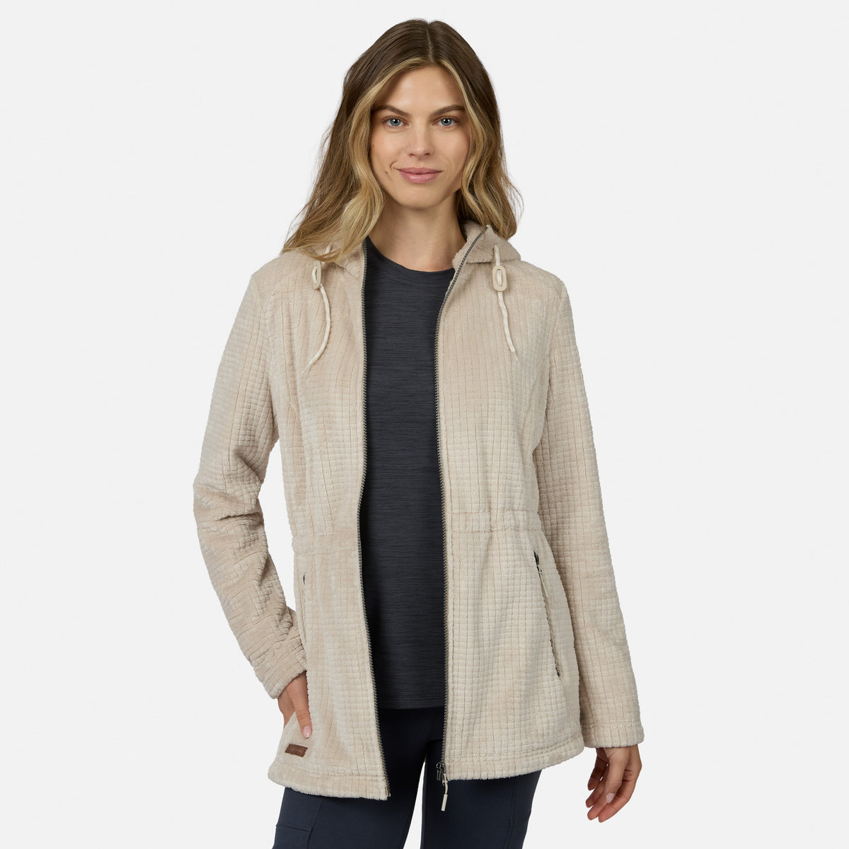 Women's Grid Butter Pile® Anorak Jacket