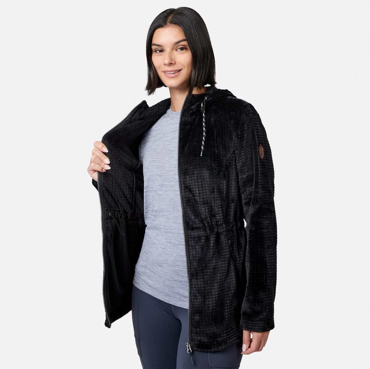 Women's Grid Butter Pile® Anorak Jacket