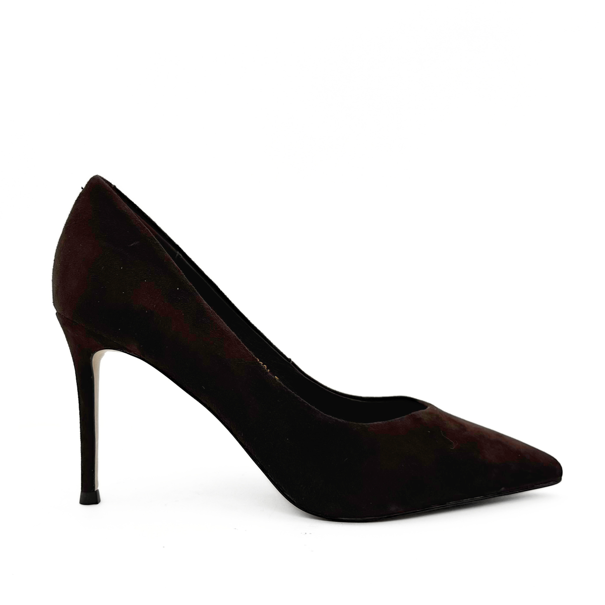 Noreen 90mm Suede Pumps - Brown Suede