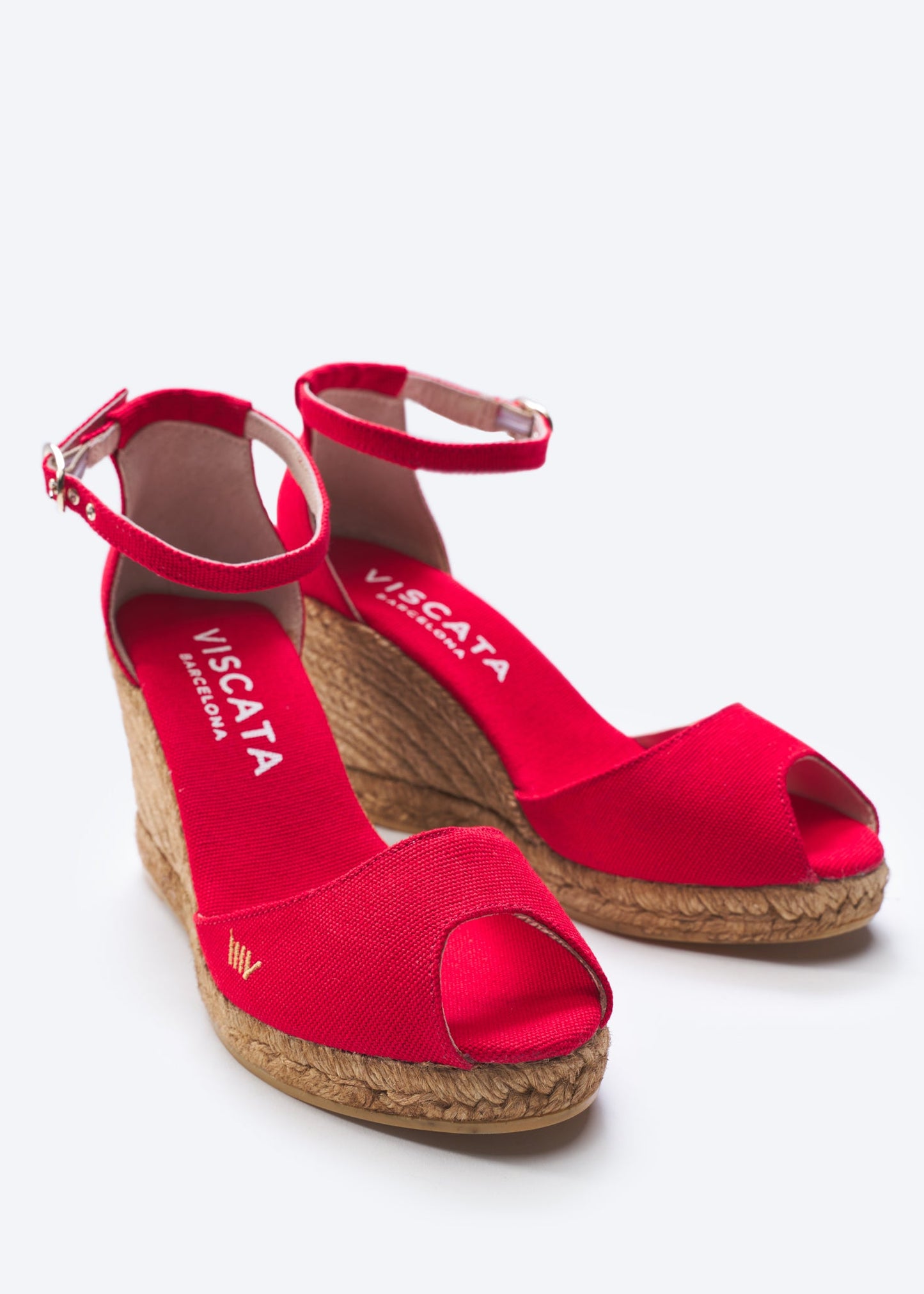 Aiguafreda Canvas Espadrille Sandal Wedges