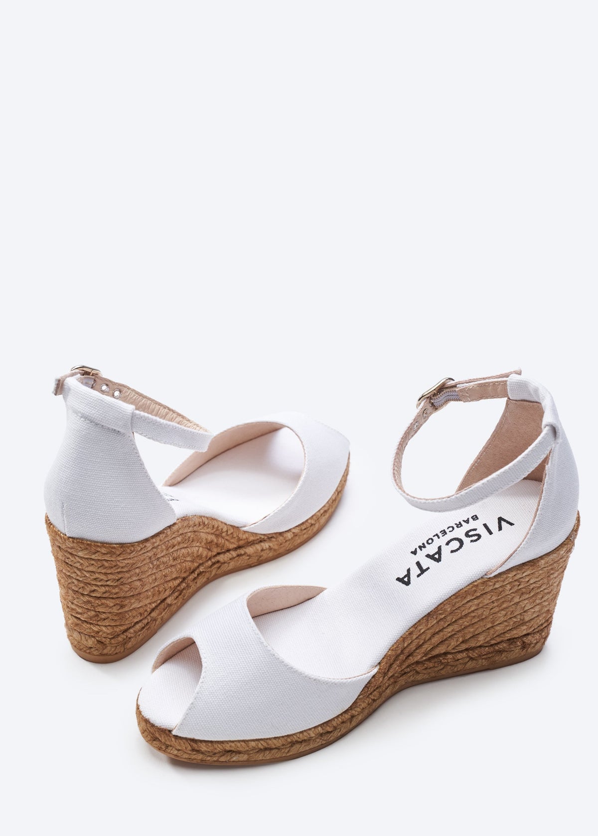 Aiguafreda Canvas Espadrille Sandal Wedges