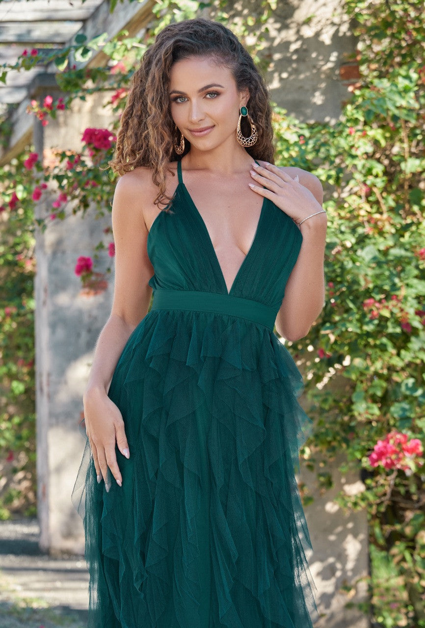 Alances Maxi Dress - Emerald - FINAL SALE
