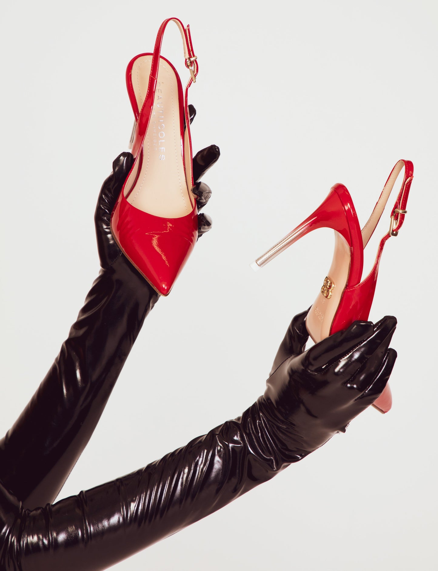 Marjorie Patent Leather Slingback Pump