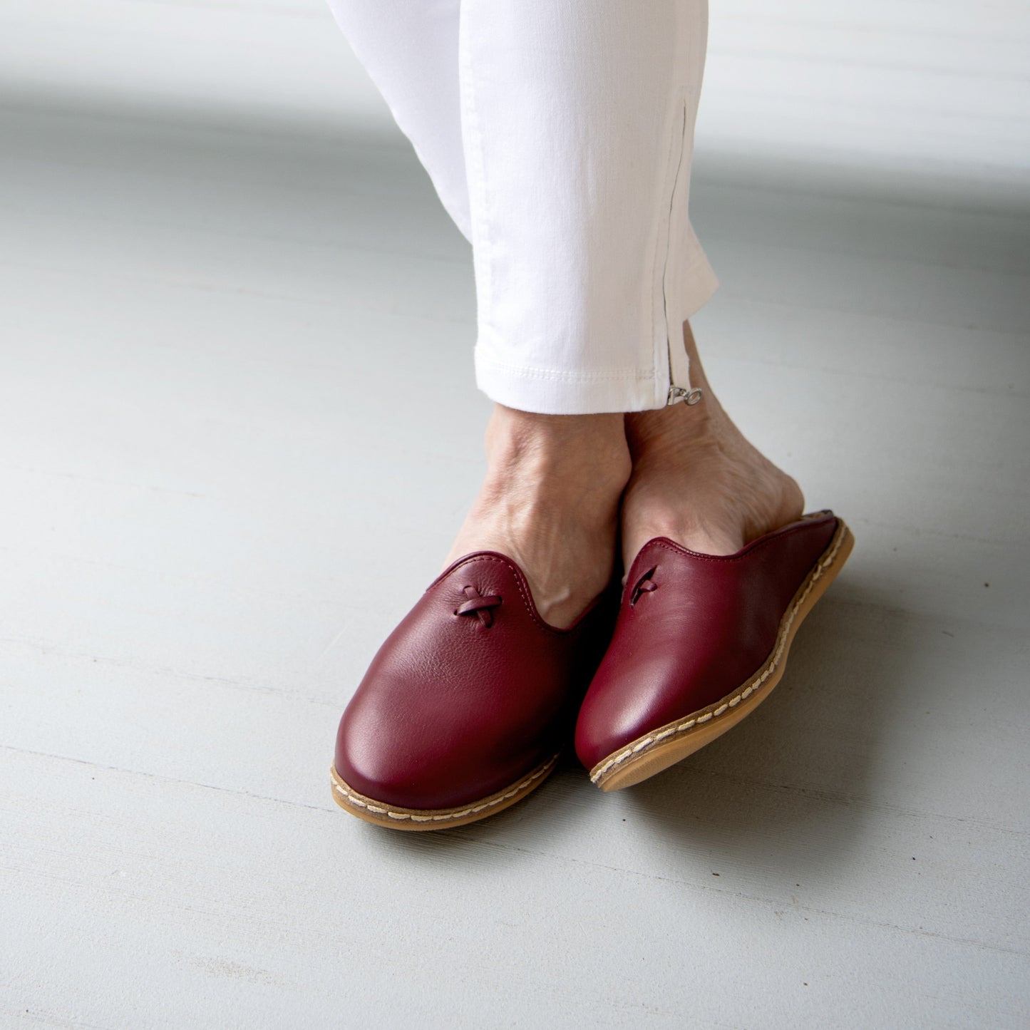 Bordeaux Mule Shoes