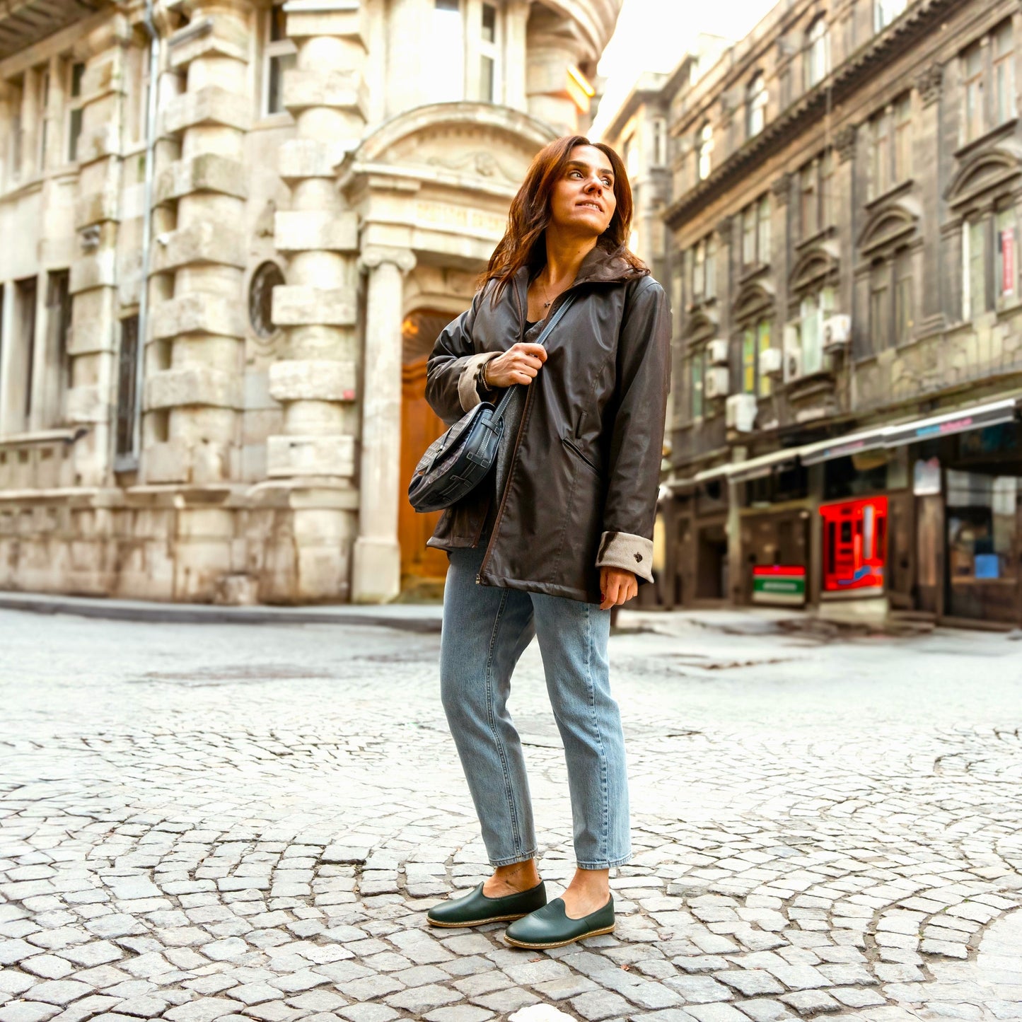 Hunter Green Slip-On