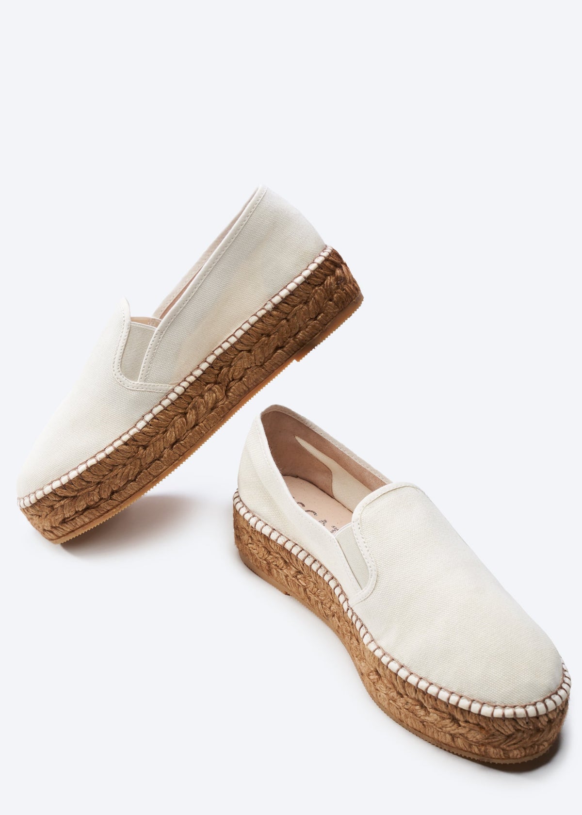 Castell Canvas Espadrille Platforms