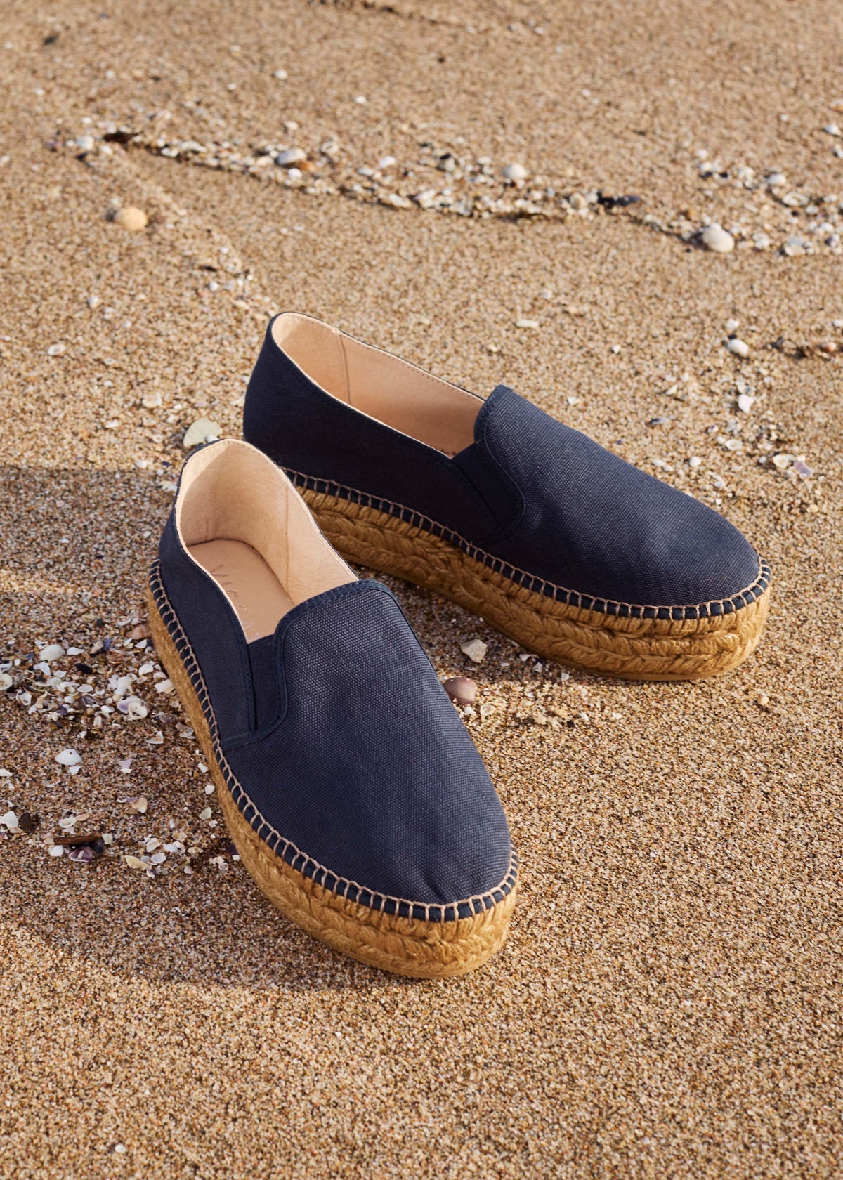 Castell Canvas Espadrille Platforms