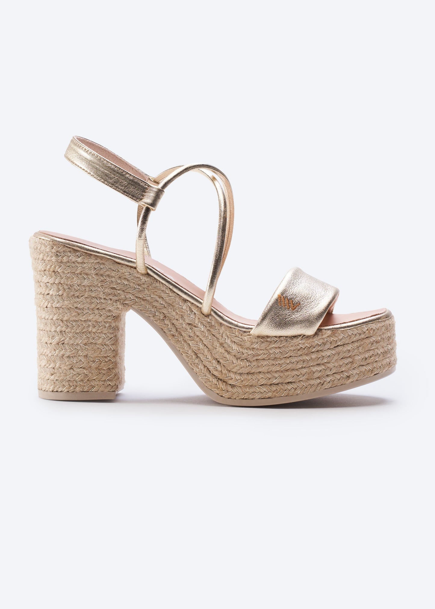 Elia Archive Leather Espadrille Sandal Heels