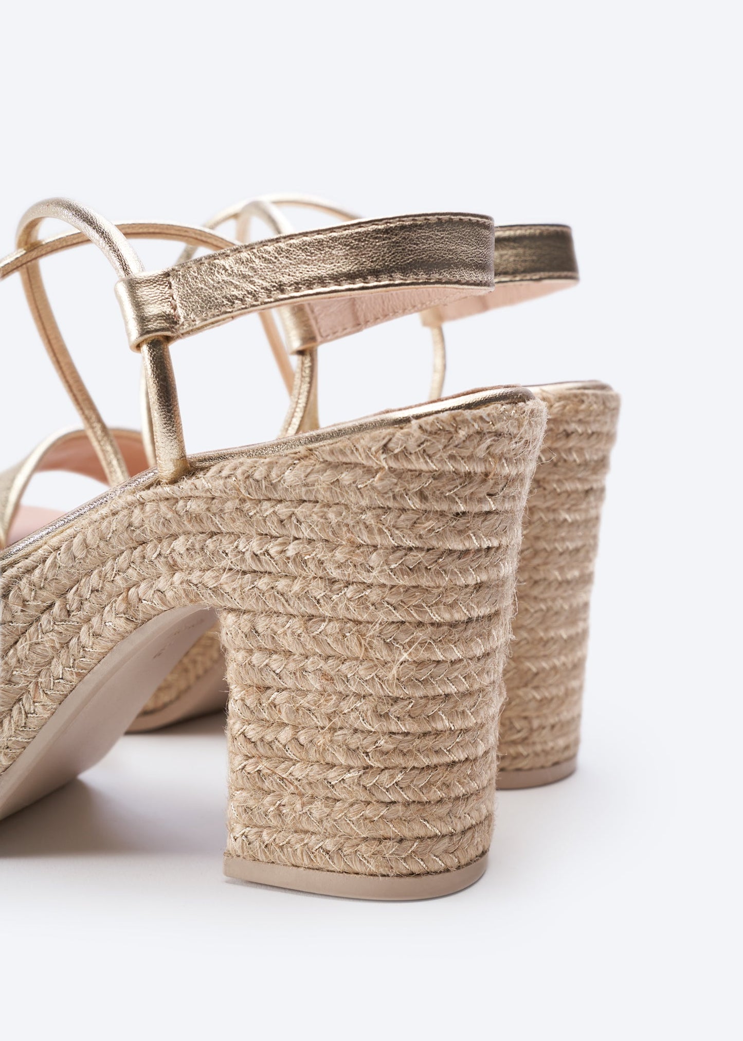 Elia Archive Leather Espadrille Sandal Heels