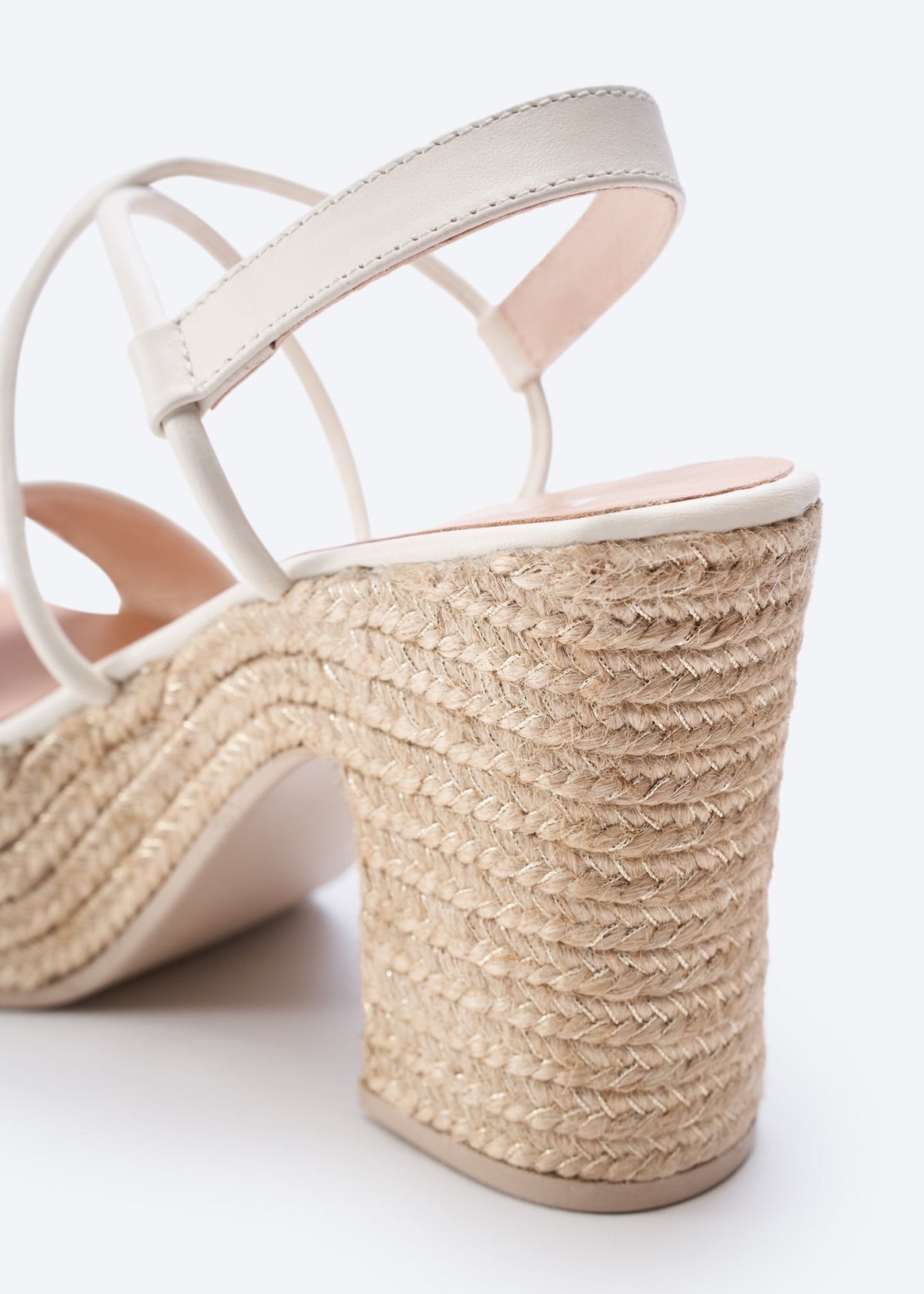 Elia Archive Leather Espadrille Sandal Heels