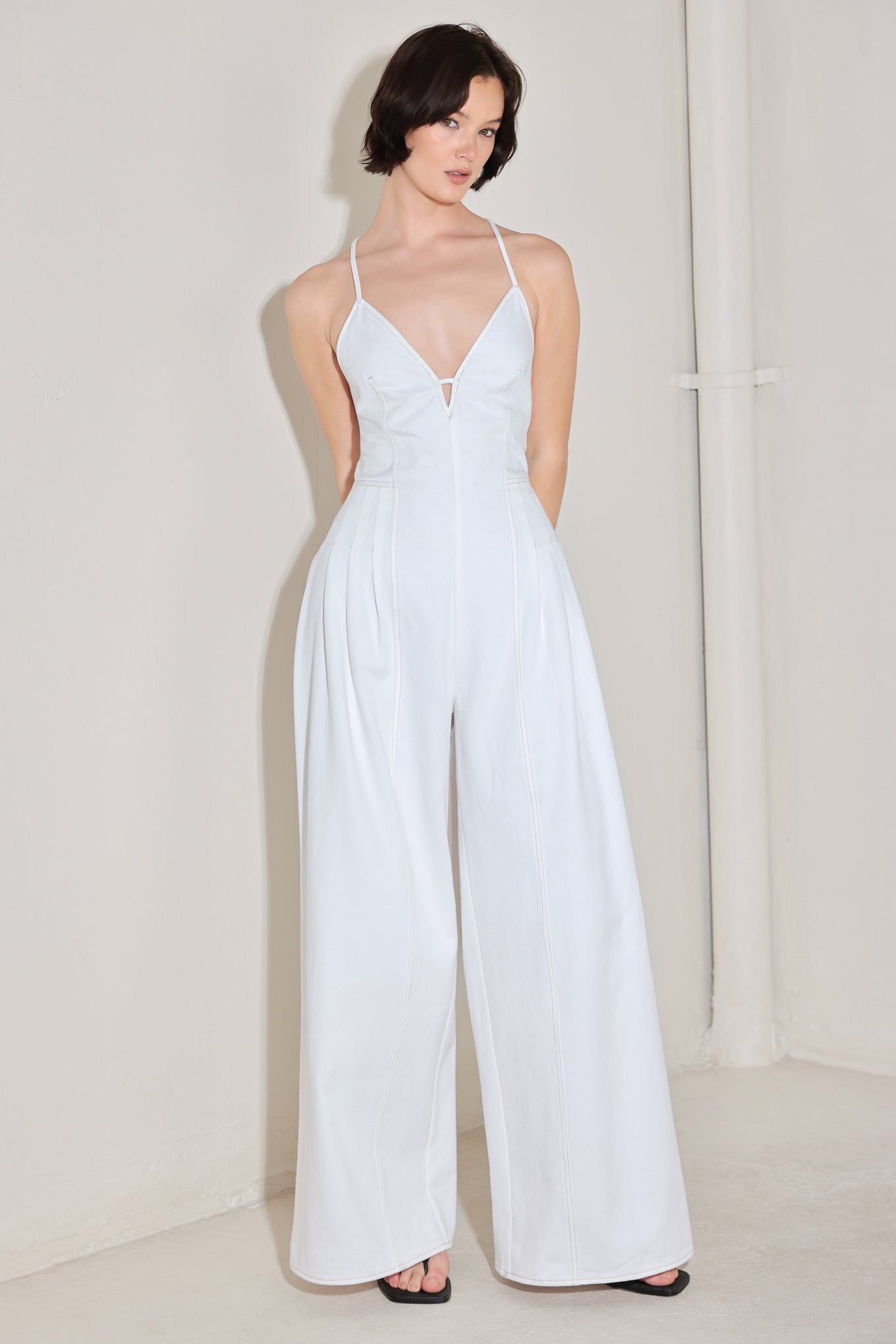 SERENE SEDUCTION WOVEN JUMPSUIT