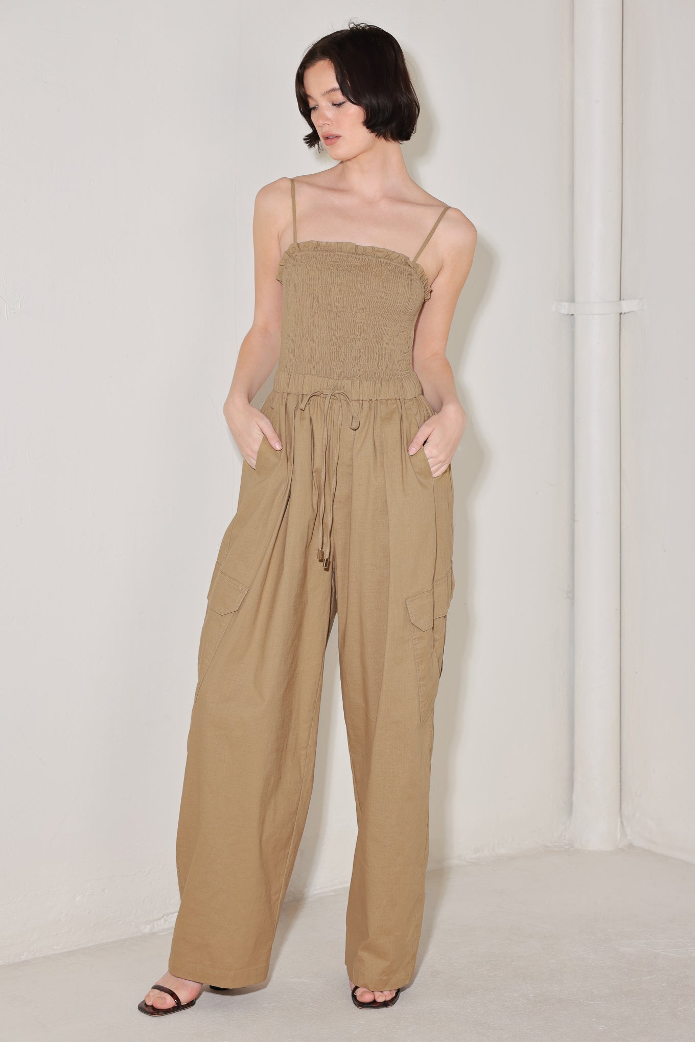 DESERT DAYDREAM WOVEN JUMPSUIT