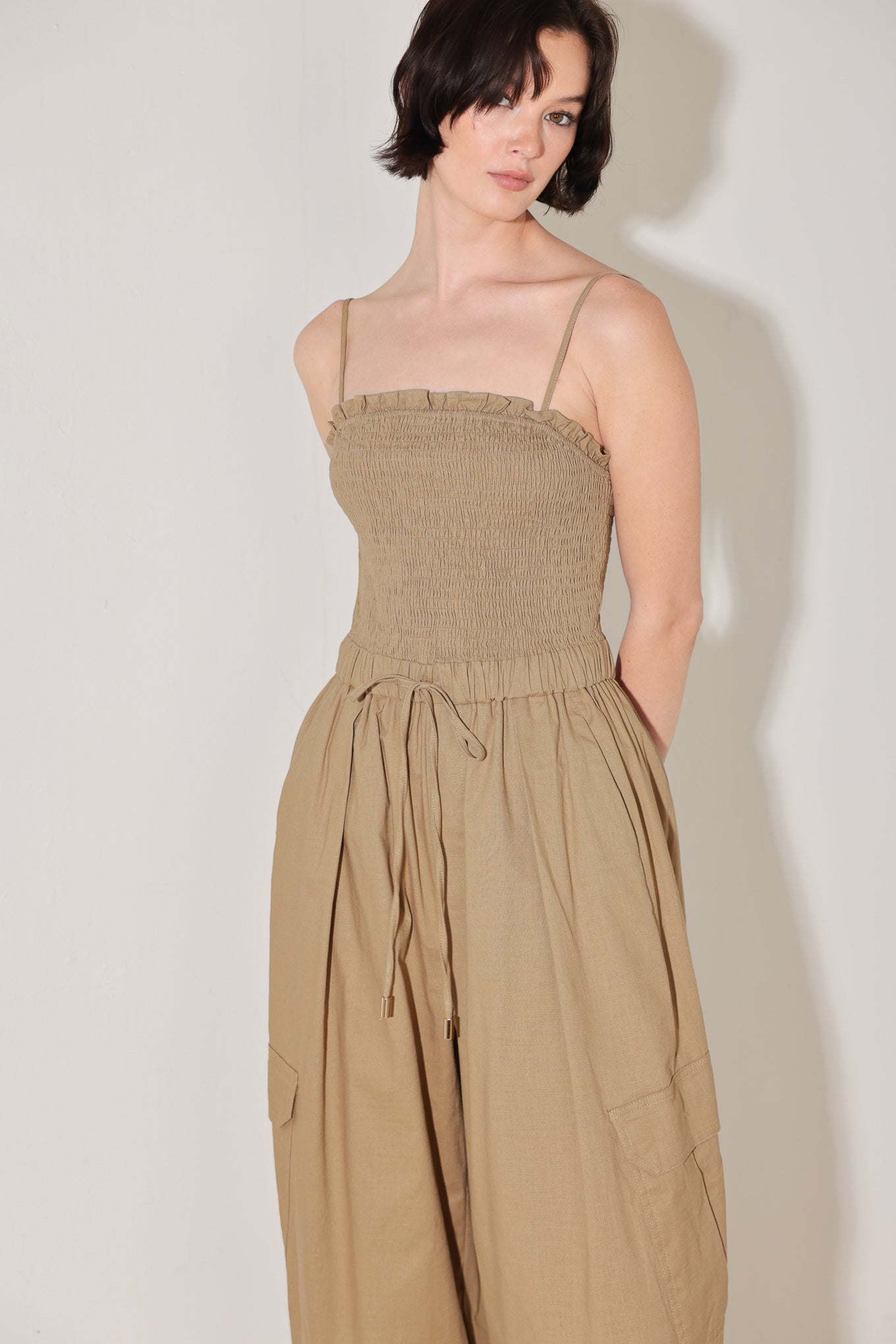DESERT DAYDREAM WOVEN JUMPSUIT