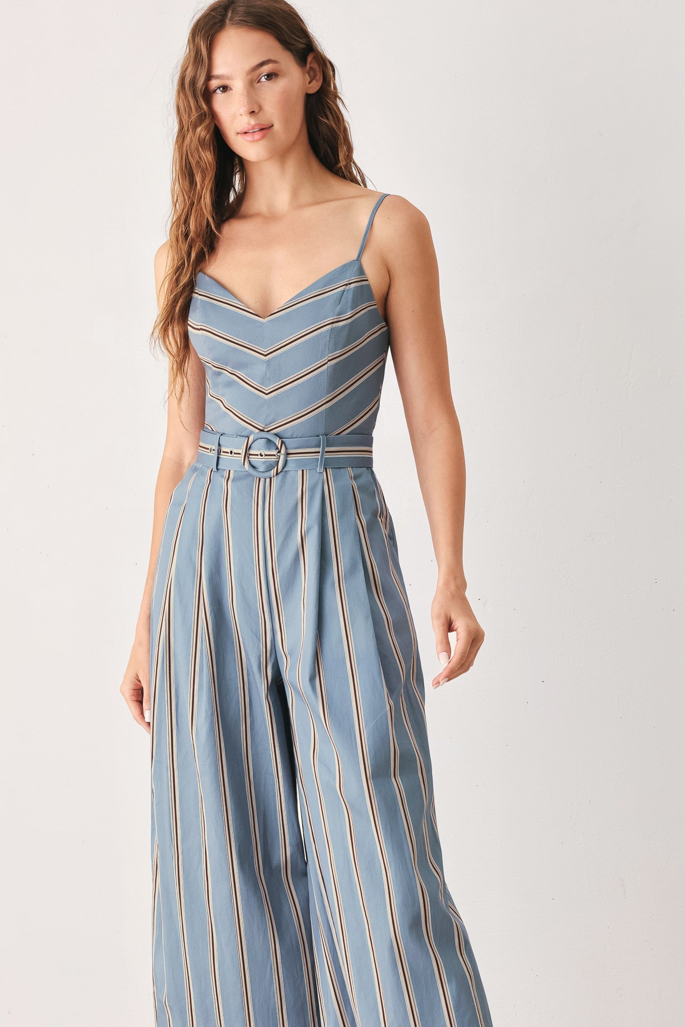 HAMPTON STRIPE WOVEN JUMPSUIT