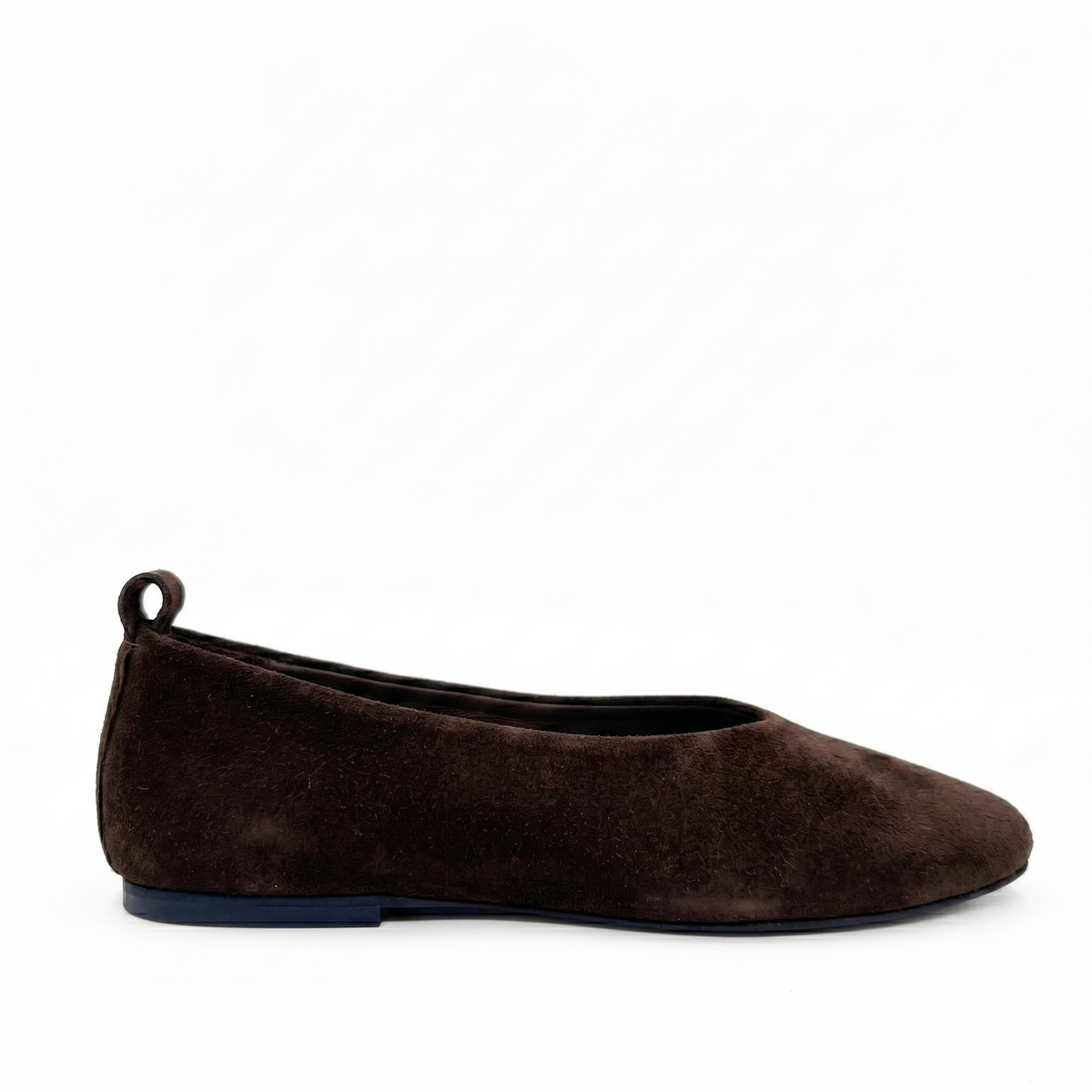 Erika Suede Ballet Flats - Brown