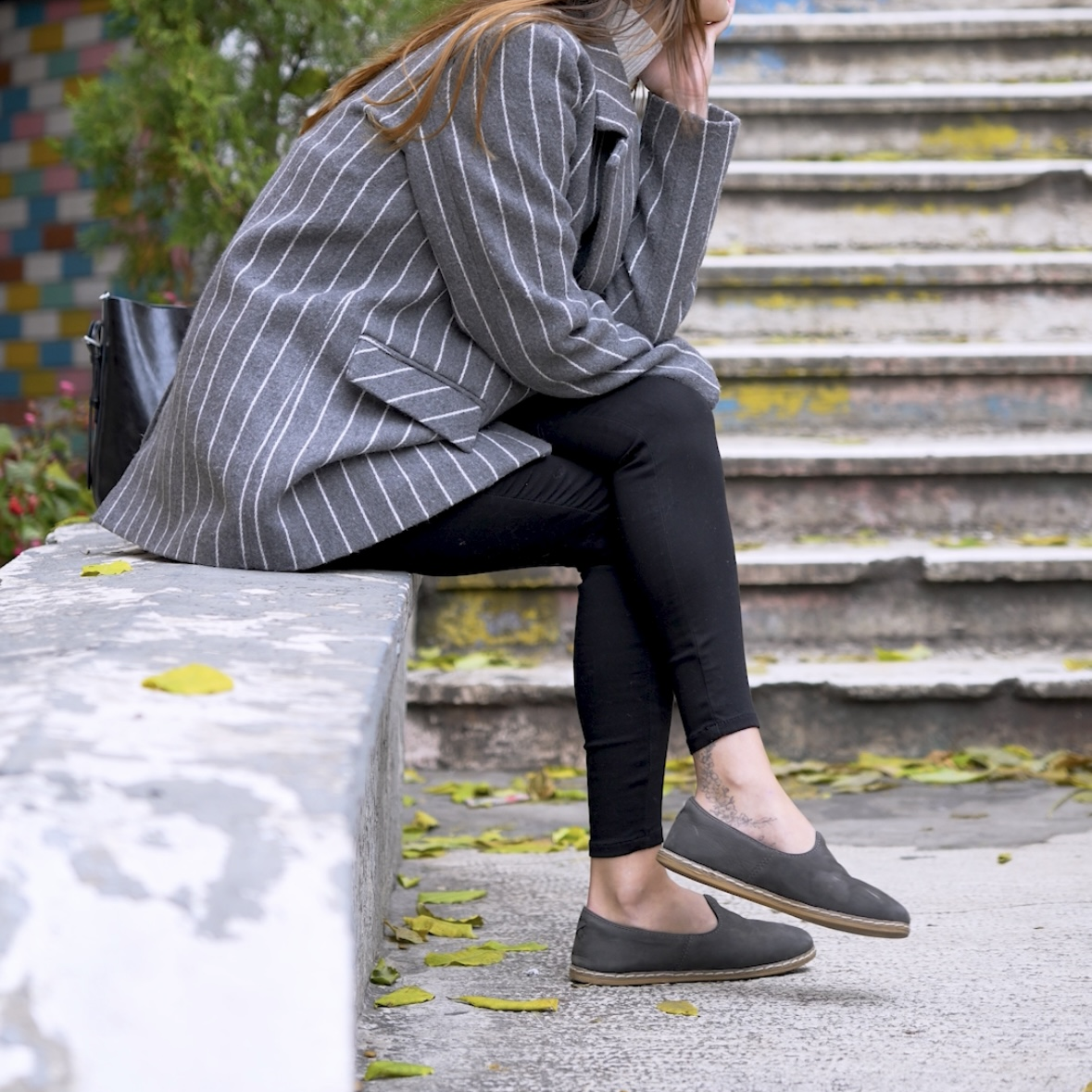 Graphite Nubuck Slip-On